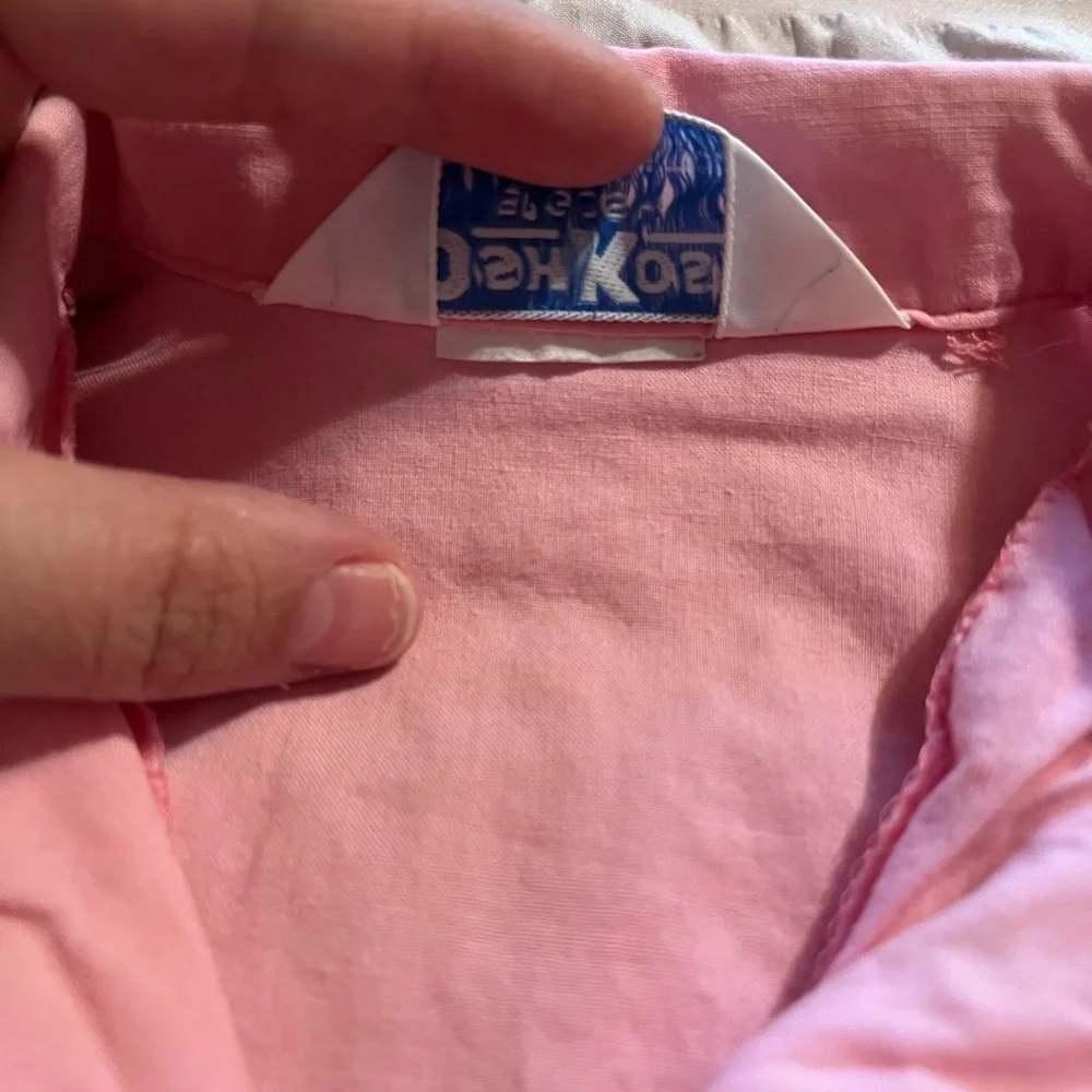 Vintage OshKosh B'gosh Light Pink Button Down Shirt